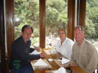 Lunch at Machu Picchu